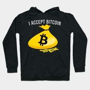 I Accept Bitcoin Hoodie